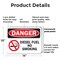 Signmission Diesel Fuel No Smoking with Graphic Danger Sign, Plastic, 14in W x 10in L, 2PK OS-2PACK-DS-P-1014-L-19325 - alternate 7